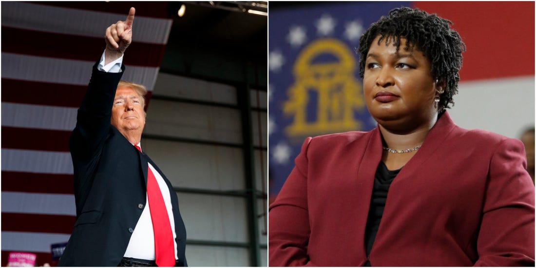 Stacey Abrams walked so Trump could run